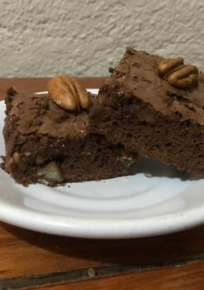 Una foto de Brownies con nueces