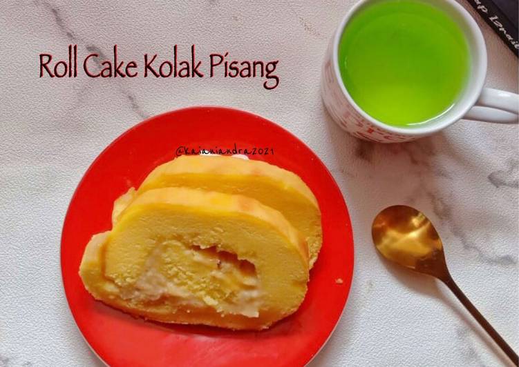 Masakan Populer Roll Cake Kolak Pisang Gurih Mantul