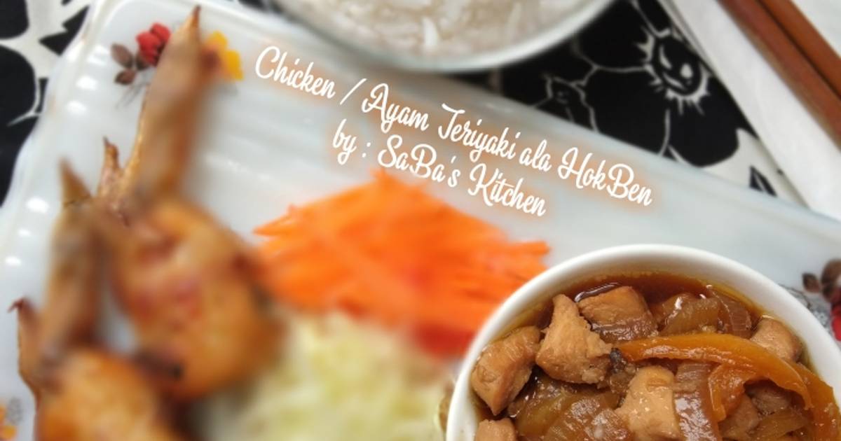Resep Chicken/Ayam Teriyaki ala HokBen oleh SaBa's Kitchen Cookpad