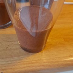 A picture of Vegan choco mousse very simple!.