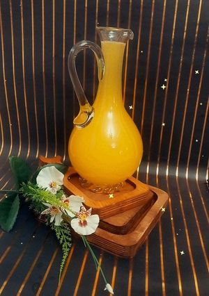 عکسی از دستور آب نارنج خونگیorange juice🍊