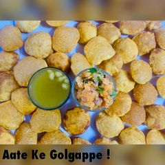 A picture of Aate ke Golgappe.