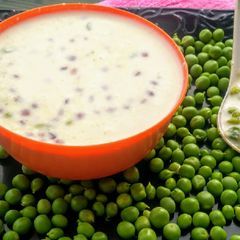A picture of Matar kheer.