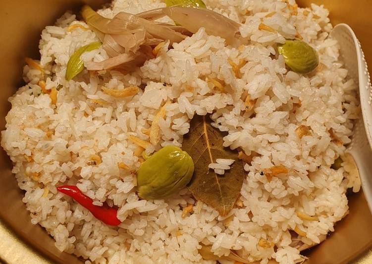 Resep Nasi liwet Pete Anti Gagal