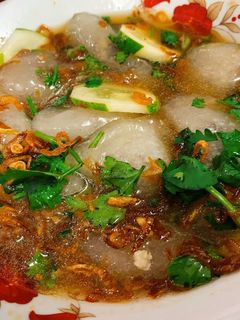 Hình của món Bánh bèo xứ nghệ.