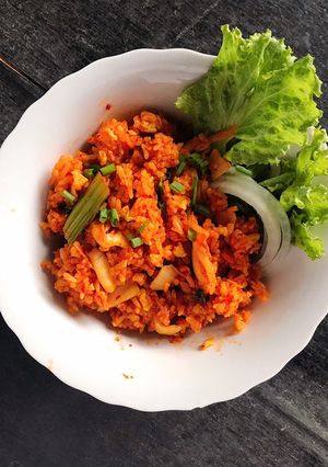 A picture of Kimchi Fried Rice.