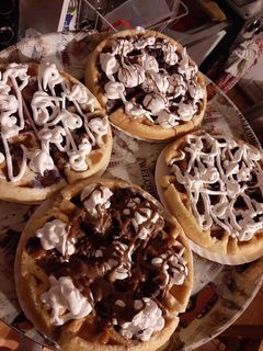 Una foto de Waffles mezcla sencilla