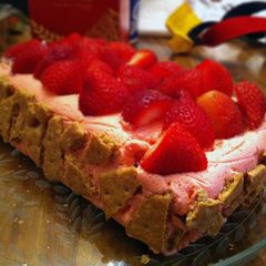 A picture of Double Strawberry Mousse.