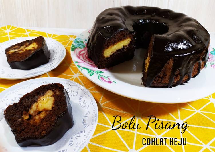 Resep Bolu Pisang Coklat Keju, Bikin Ngiler