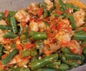 Fresh, Membuat Tumis Buncis Udang Pedas Gurih Mantul