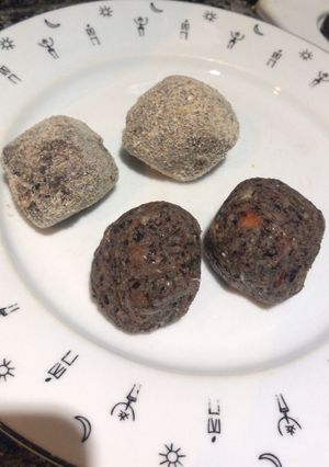 Una foto de Albóndigas de porotos negros