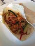 Fajitas de verduras y pollo al curry 🌮🌮🌮