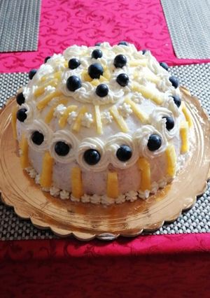 Foto di Zuccotto all'ananas e uva fragolina ❤️