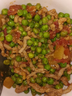 Una foto de Guisantes con carne picada