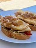 Tosta de pollo a la plancha ¡brunch de viernes!
