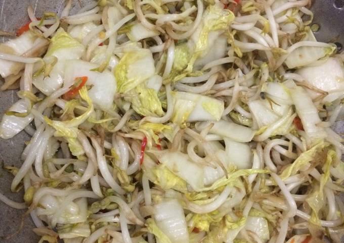 Resep Tumis Kecambah Sawi Oleh Chossa Rani Cookpad