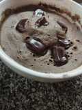 Mug cake de banana, avena y algarroba