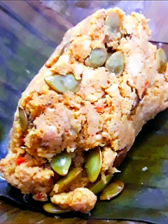 Foto resep Botok Tempe Ikan Asin Jambal Roti Petai Cina