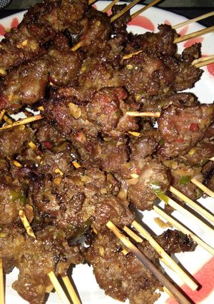 Foto resep Sate Daging Super Pedes