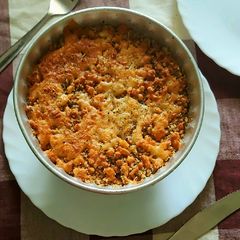 A picture of Baked Mac and Cheese.
