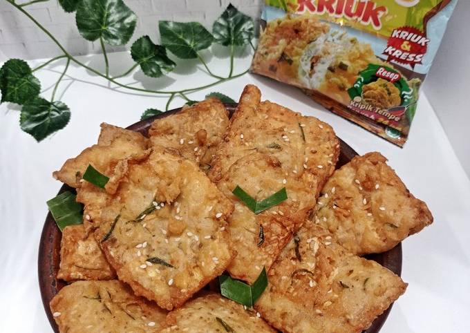 Tempe Goreng Kriuk Daun Jeruk dan Wijen