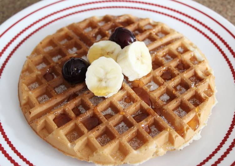 Eggless Waffles