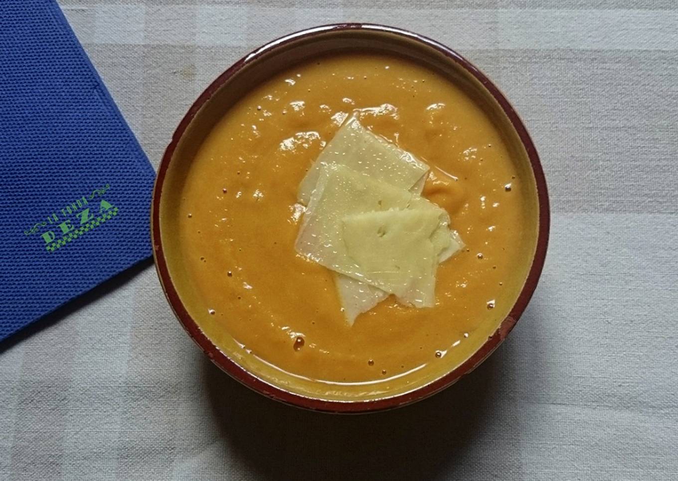 Crema de Calabaza con Manzana