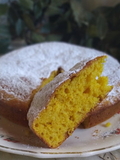 Una foto de Torta de mandarina cocida