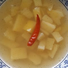 A picture of Easy potato soup.