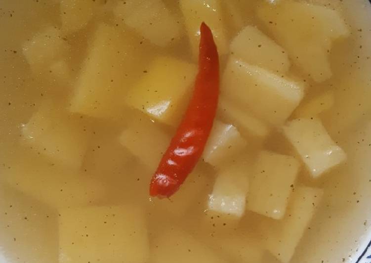 How to Make Appetizing Easy potato soup