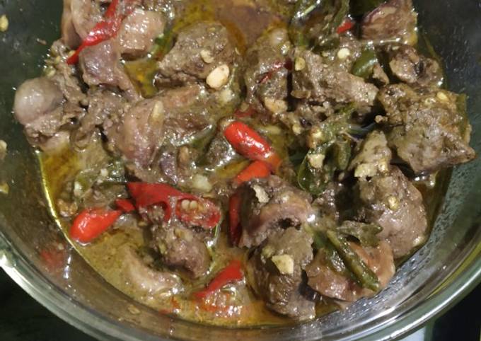 Resep Oseng oseng ati ampela cabai hijau yang Bikin Ngiler