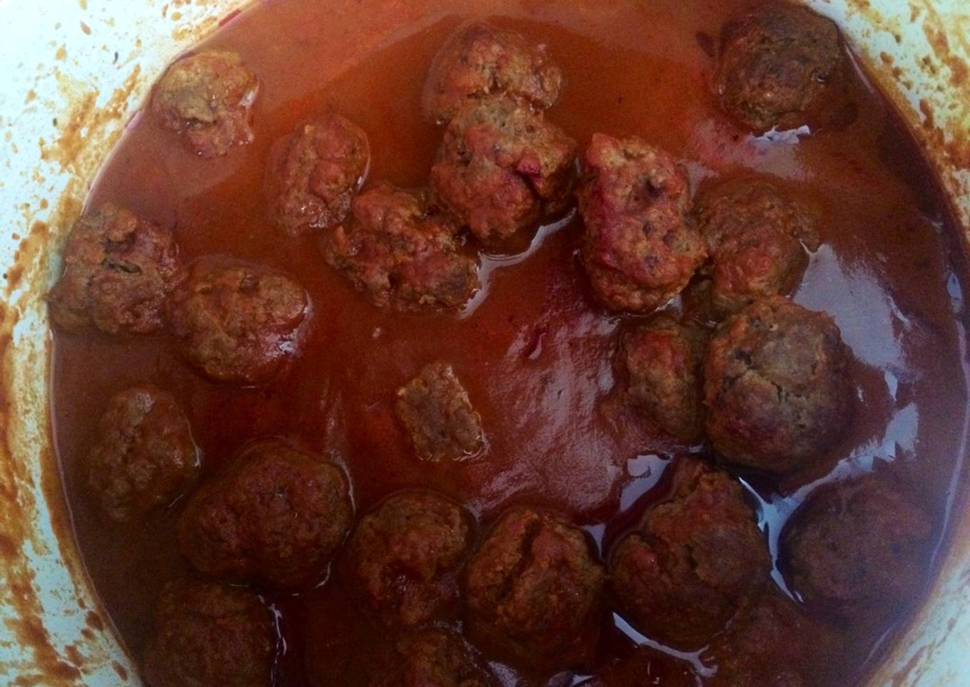 Bolitas de carne picada