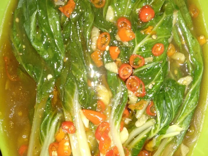 Recipe Steam pak coy siram saus rawit the Perfect So Delicious