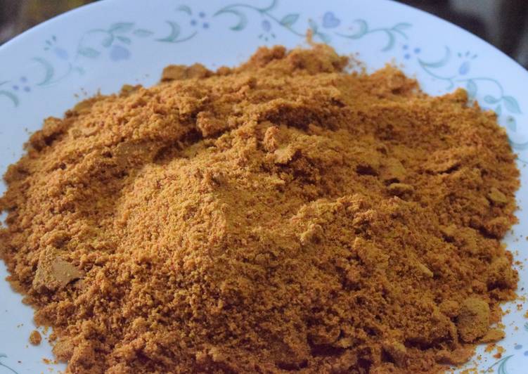 Recipe of Homemade Idli milagai podi/ Gun powder/ Chutney powder
