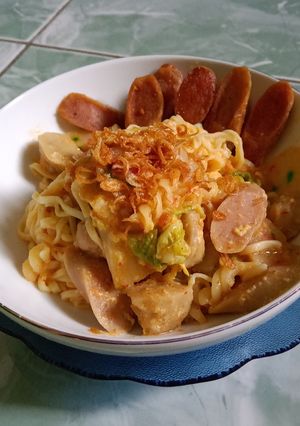 Foto resep Seblak mie nyemek