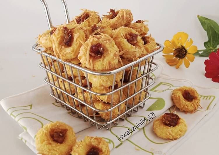 Mudah Cepat Memasak Date Cheese Thumbprint Cookies Ala Rumahan