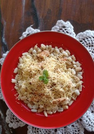 Foto resep Macaroni keju ayam tomat