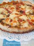 🍄🥧 Quiche semi integral con Portobellos, jamón y puerro 🥧🍄