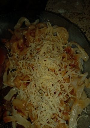 Una foto de Hacia tiempo tenía ganas de hacer... tallarines caseros!! 😁🙋‍♀️