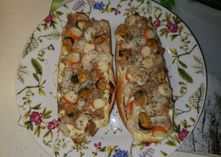 Pan pizza marinera