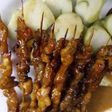 Sate ayam bumbu kacang