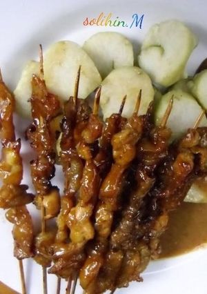 Foto resep Sate ayam bumbu kacang
