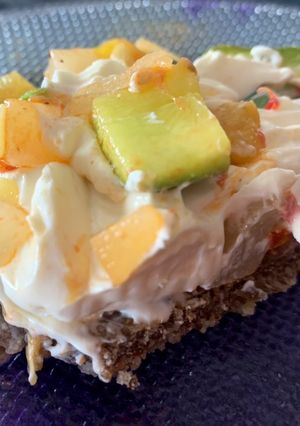 Una foto de Tarta con base de quinoa