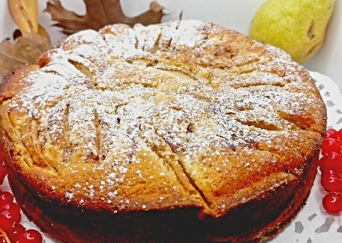 Torta soffice alle pere