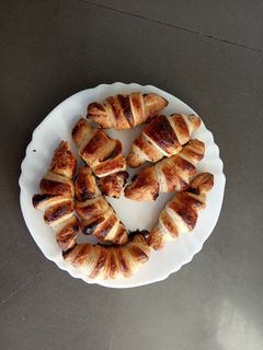 Una foto de Mini croissant de Nutella