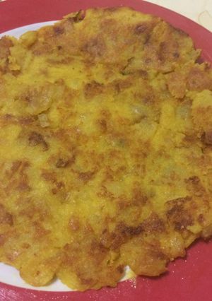 Una foto de Tortilla española vegana