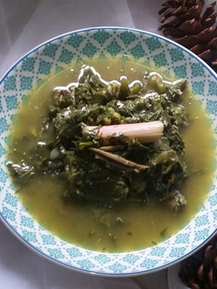 Foto resep Sayur Daun Ubi Tumbuk
