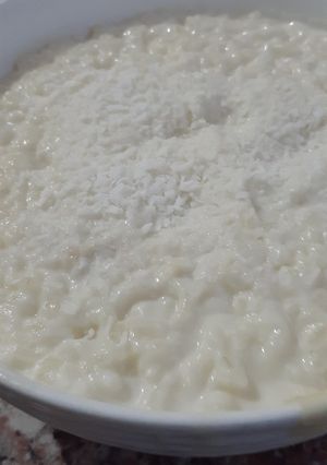 صورة لوصفة رز بحليب بالميرميه
