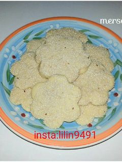 عکسی از دستور کلوچه کنجدی
