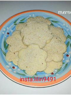 عکسی از دستور کلوچه کنجدی